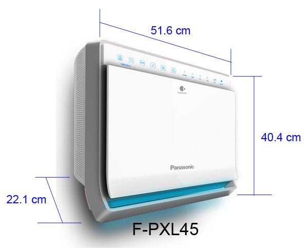 Máy lọc không khí Panasonic F-PXL45, model mới 2015. Lắp đặt linh hoạt - Công nghệ Nanoe và ECONAVI lọc không khí sạch hiệu quả