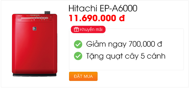 Khuyến mãi chào hè - Hitachi EP-A6000