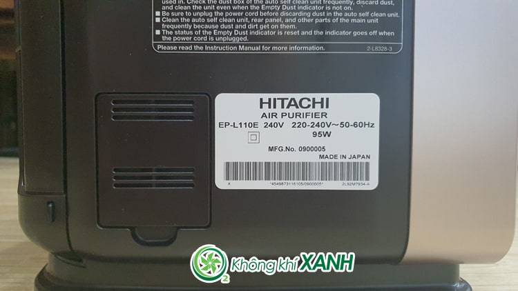 Cảm biến bụi mịn của máy lọc không khí và tạo ẩm Hitachi EP-L110E(X)