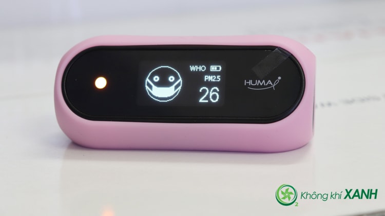 Phụ kiện thiết bị đo chất lượng không khí Huma-i màu hồng